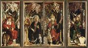 michael pacher altarpiece of the church fathers Sweden oil painting artist